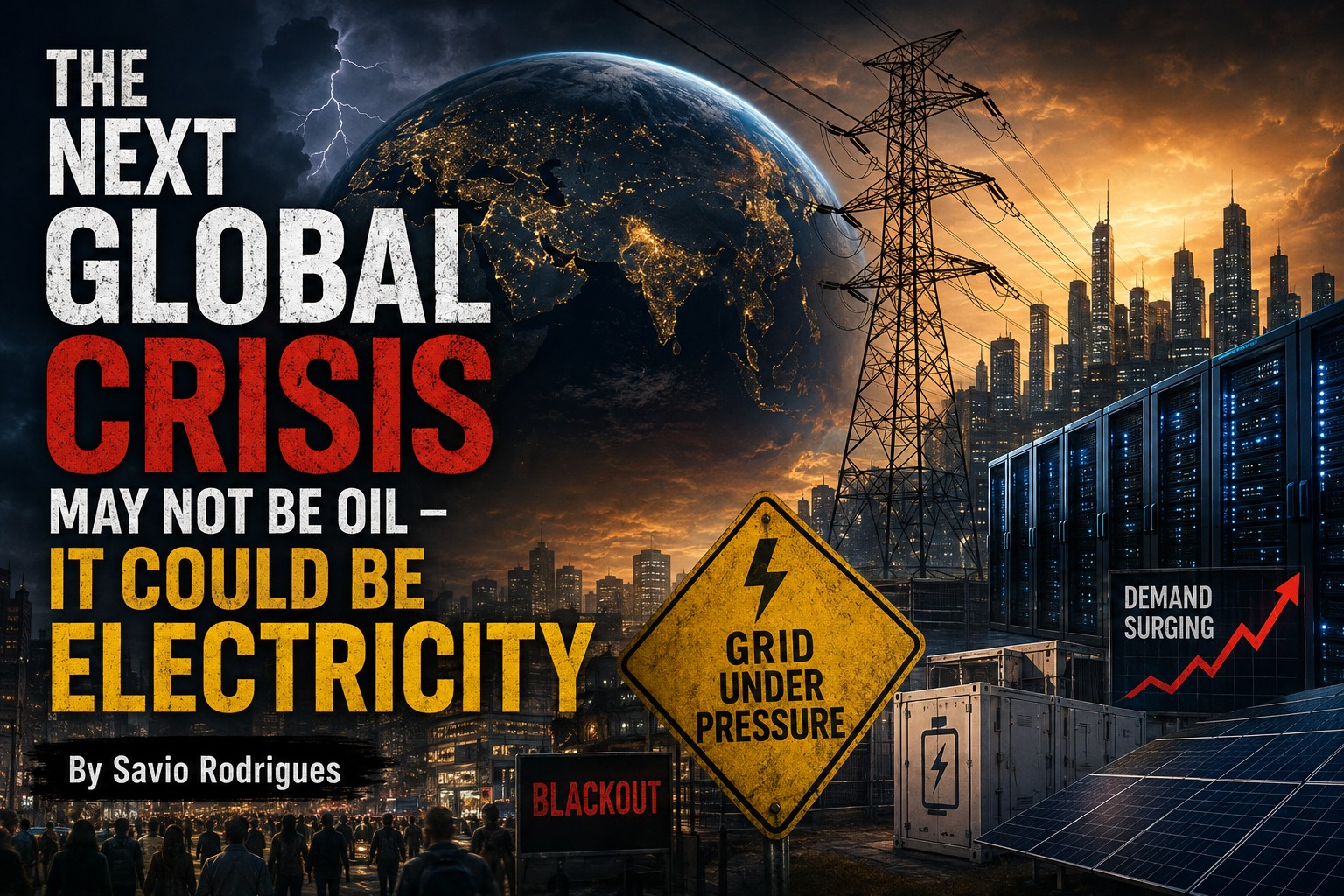 The Next Global Crisis May Not Be Oil - It Could Be Electricity